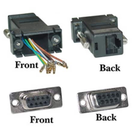 Cable Wholesale Modular Adapter DB25 Male to RJ45, Gray 31D3-37200